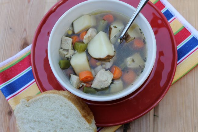Hobo Stew with chicken & veggies