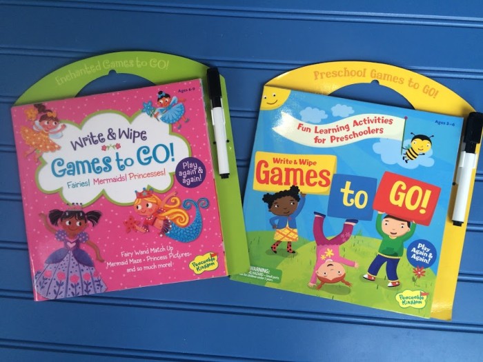 Write & Wipe Games to GO From Peaceable Kingdom