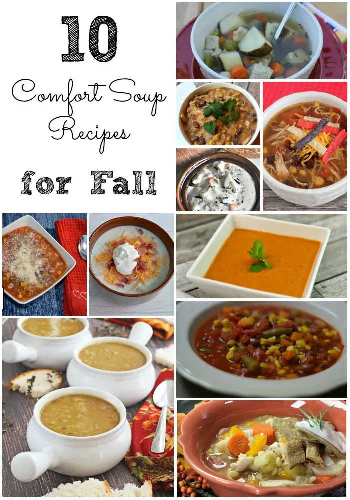 10 Comfort Soup Recipes for Fall