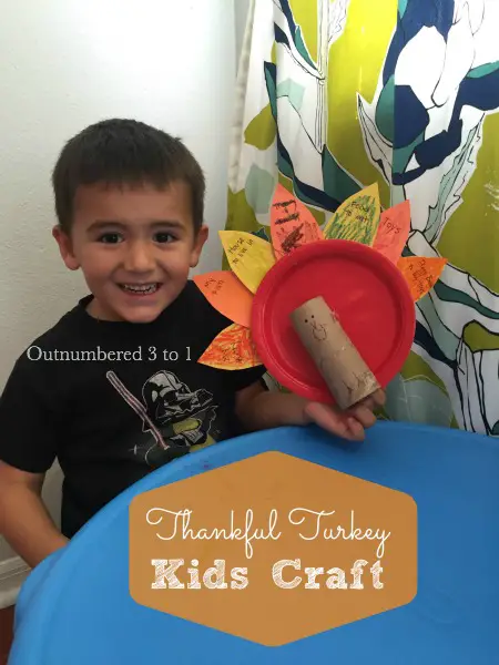 Thankful Turkey Kids Craft