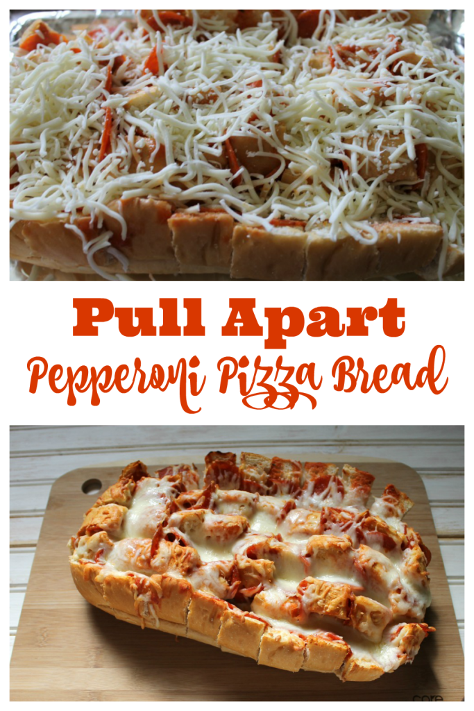 Pull Apart Pepperoni Pizza Bread