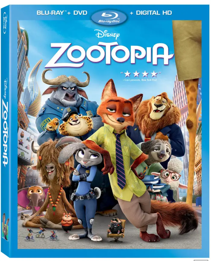 Amazing Disney Movie Zootopia is Out on Blu-ray Combo Pack