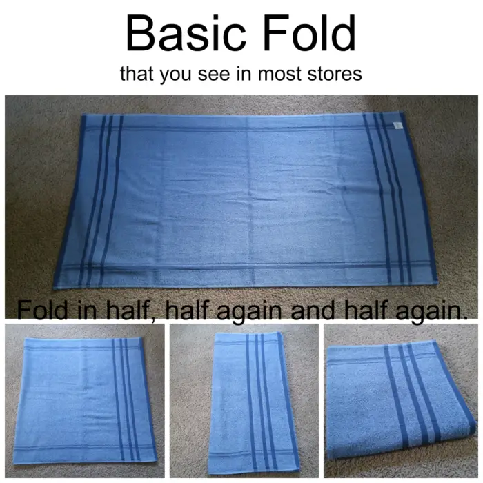 basic towel fold