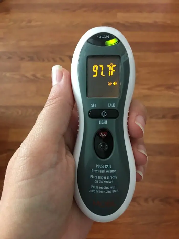 MOBI Ultra Pulse Talking Thermometer is Easy to Use and Takes a Quick Read
