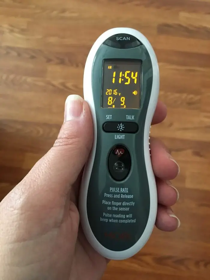 MOBI Ultra Pulse Talking Thermometer is Easy to Use and Takes a Quick Read