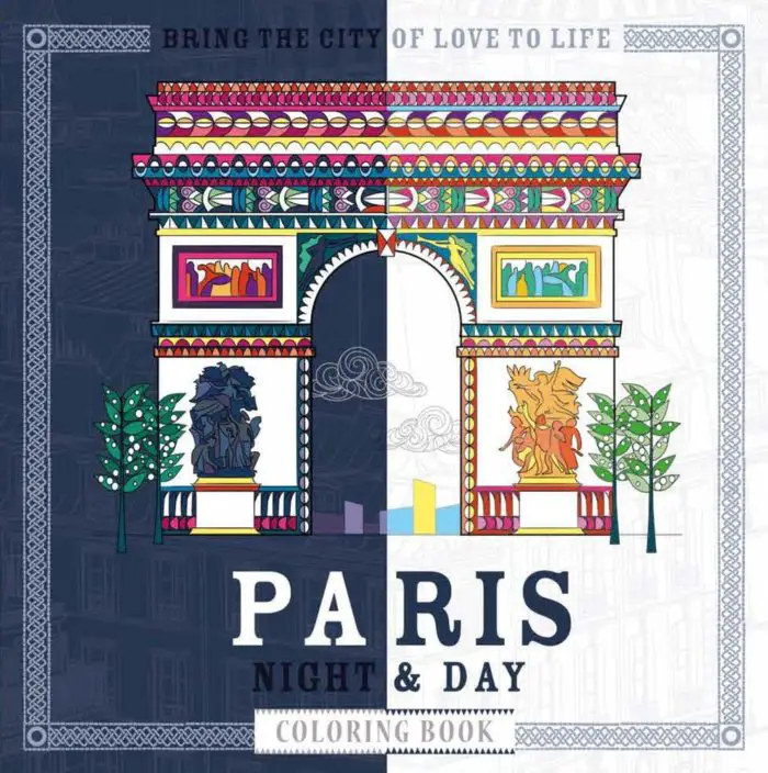 Paris Night & Day Coloring Book