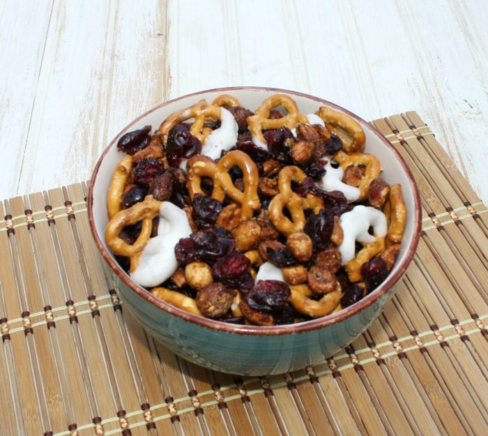 The Best Candied Nut & Cranberry Snack Mix