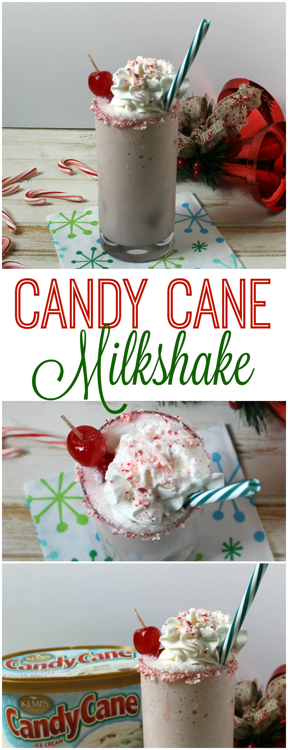 Candy Cane Milkshake Recipe