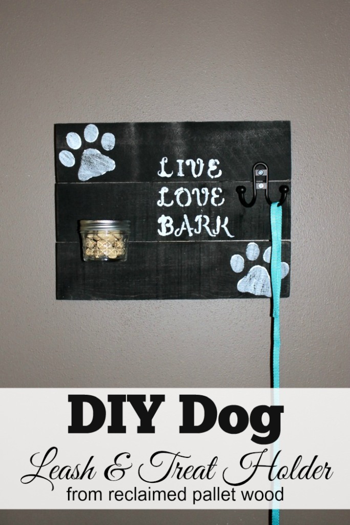 DIY Dog Leash and Treat Holder