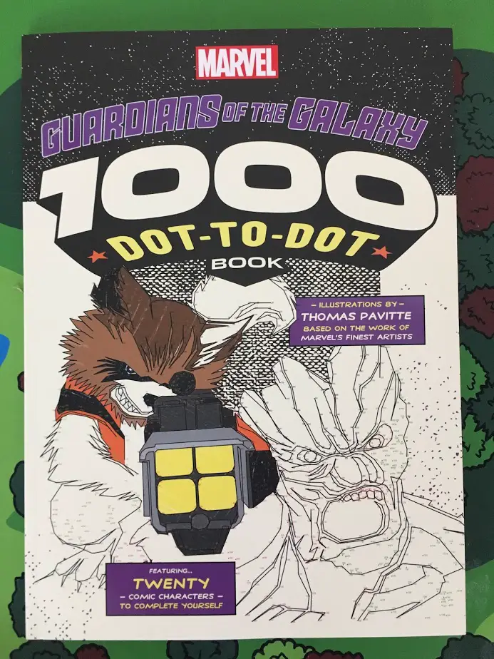 Guardians of the Galaxy Dot-to-Dot Adult Activity Book