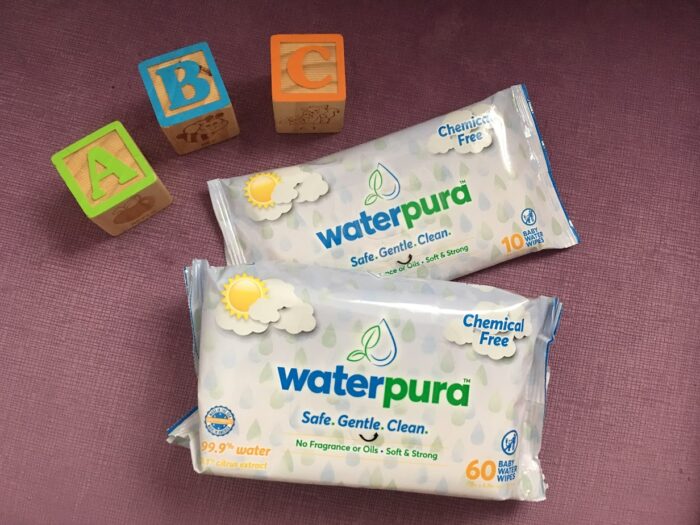 WaterPura Chemical-Free Natural Baby Wipes 