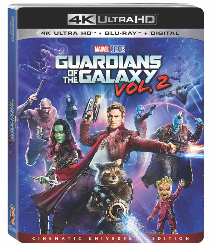 Marvel's Guardians of the Galaxy Vol. 2 on 4K Ultra HD & Blu-ray on August 22nd