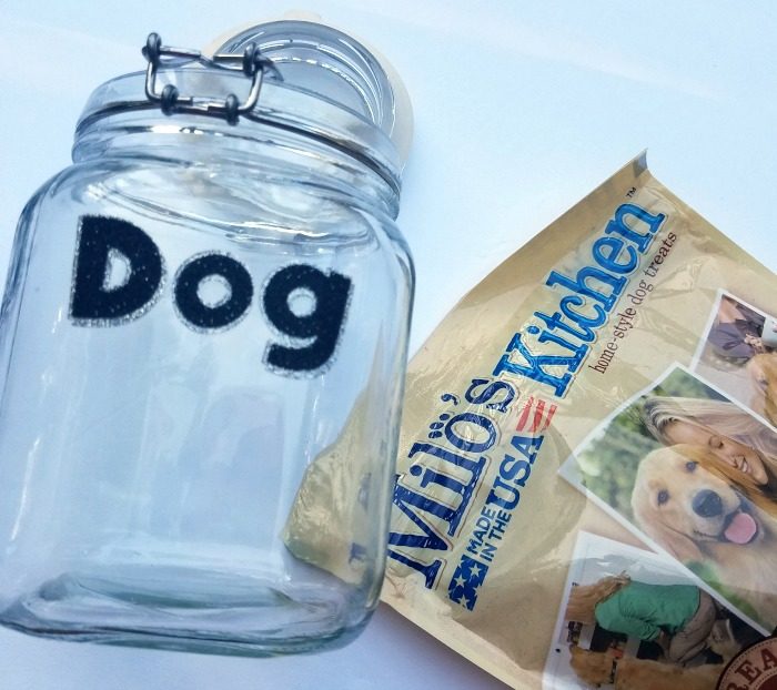 DIY Dog Treats Container