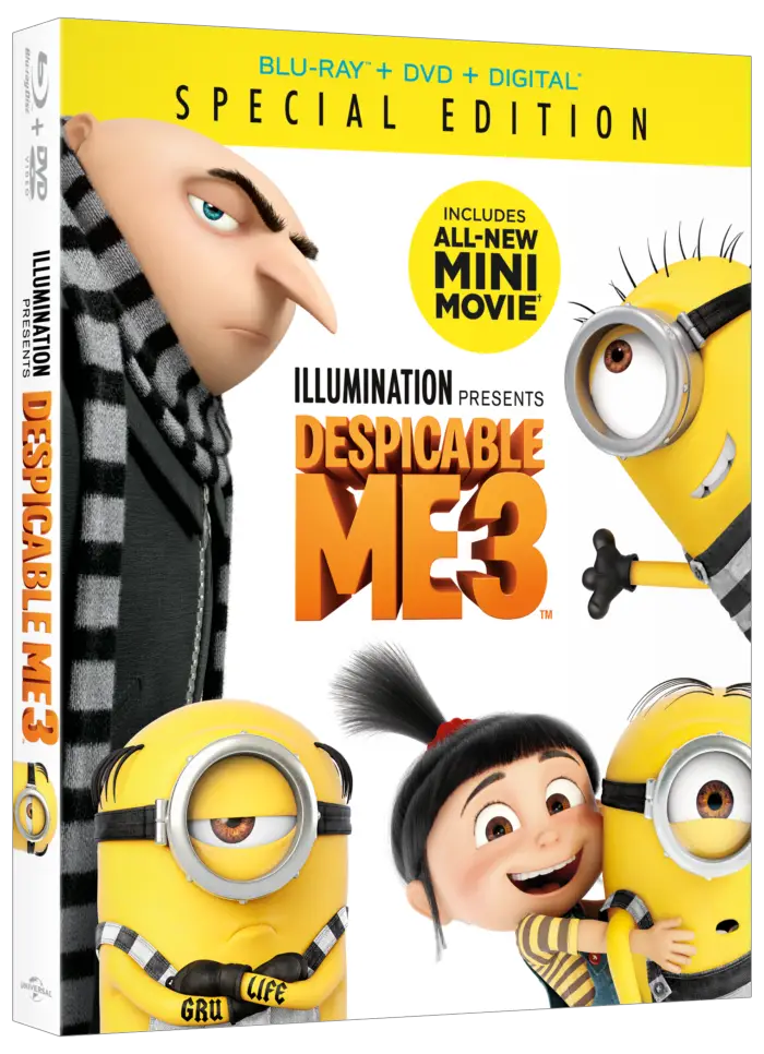 Despicable Me 3 on Blu-ray Combo Pack