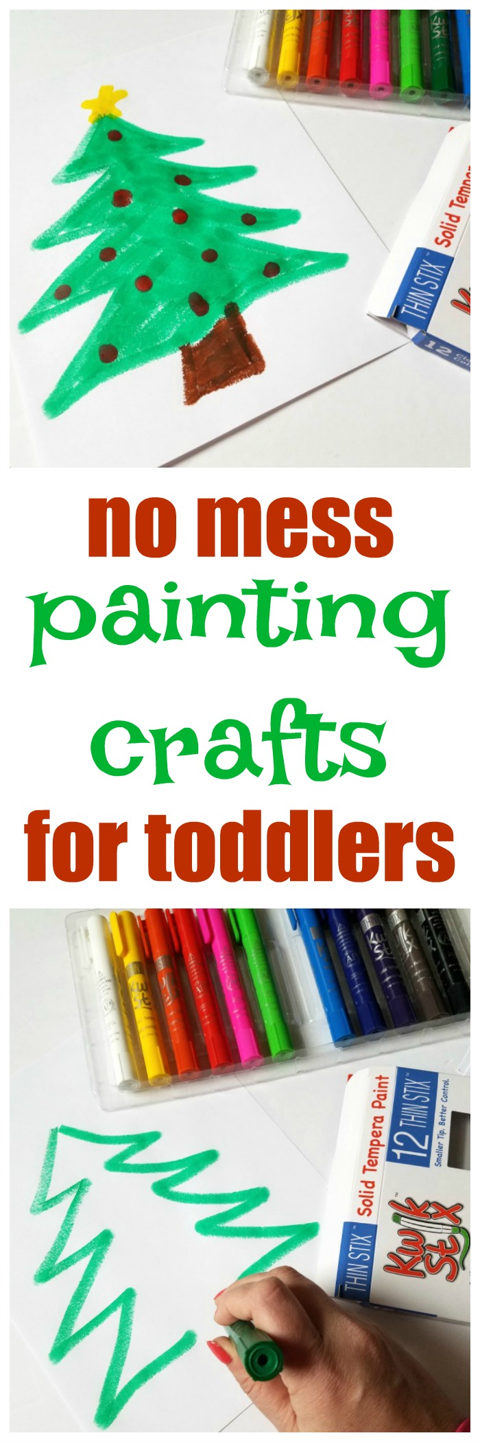 no mess painting crafts for toddlers