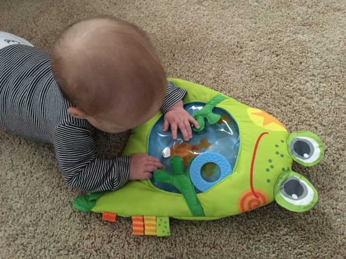 Make Tummy Time Fun With the Little Frog Water Play Mat from HABA