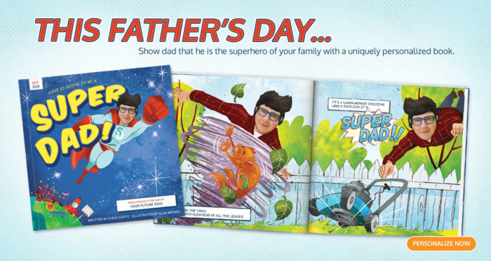 Super Dad Personalized Storybook For Father's Day