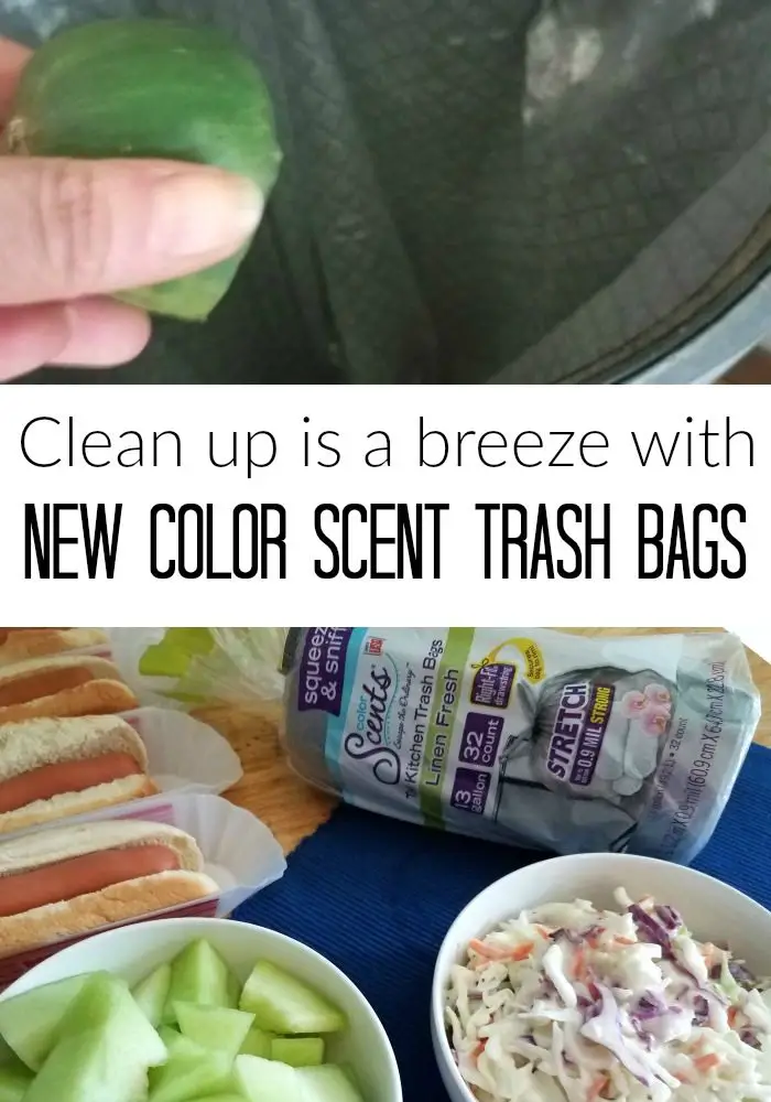 Clean Up is a Breeze with NEW Color Scents Trash Bags