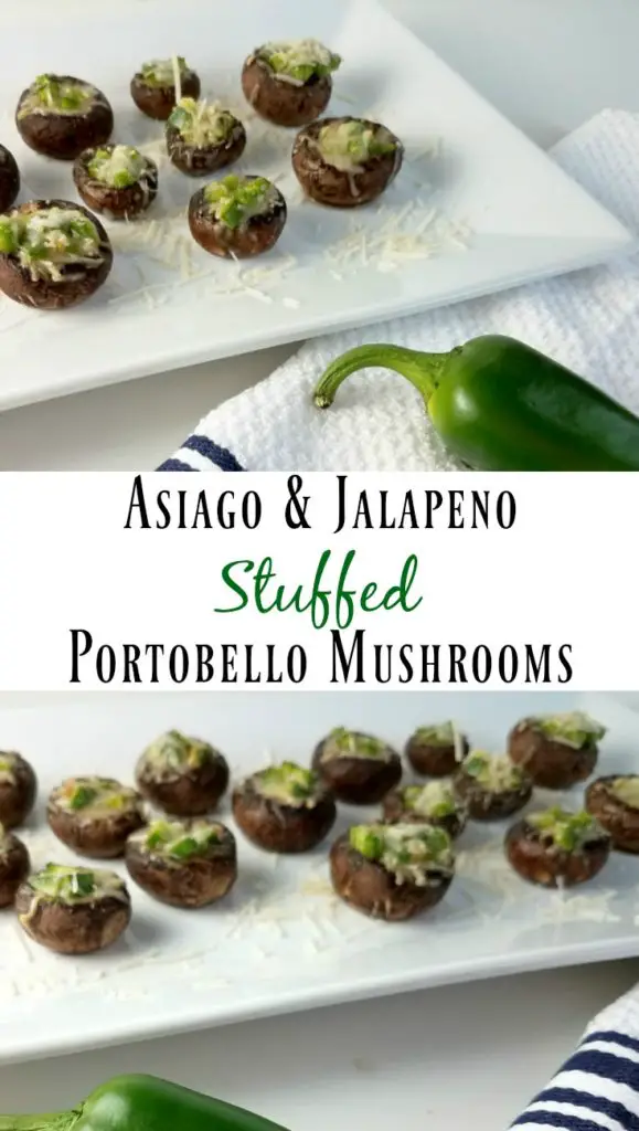 Asiago & Jalapeno Stuffed Portobello Mushrooms