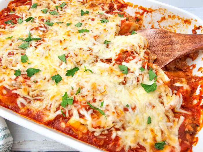 white dish holding stuffed shells recipe