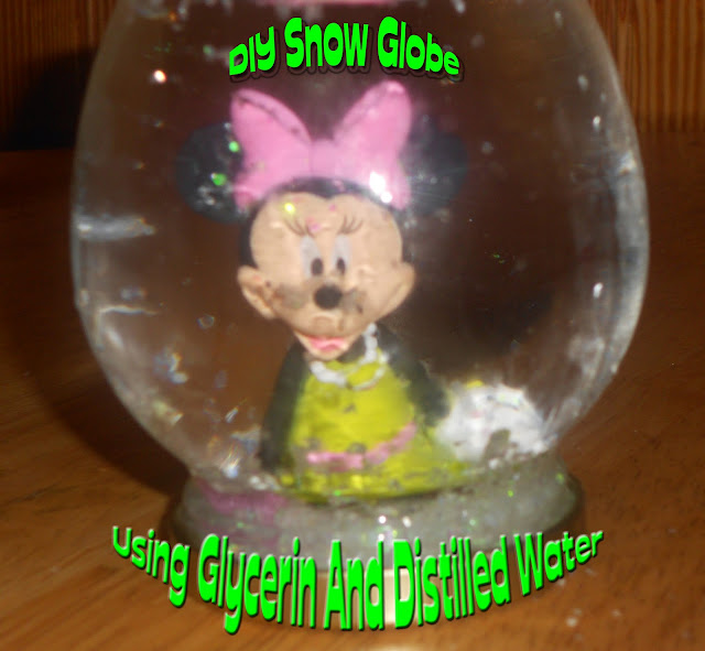 DIY Snow Globe Using Glycerin And Distilled Water
