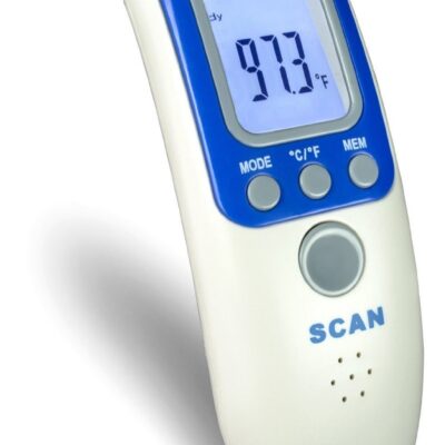AccuMed AT2102 Non-Contact Infrared Thermometer for Forehead, Body, Surface & Room