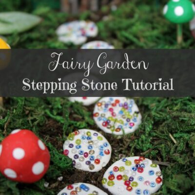 DIY Fairy Garden Stepping Stones Tutorial