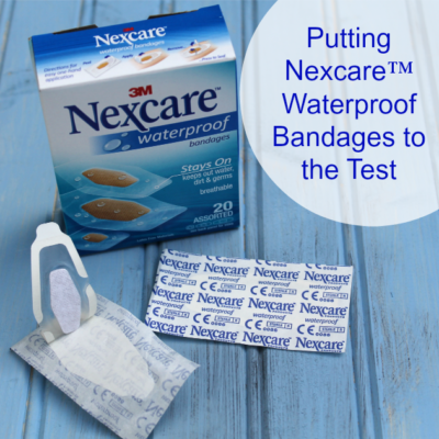 Putting Nexcare™ Waterproof Bandages to the Test