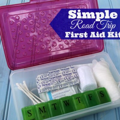 Simple Road Trip First Aid Kit