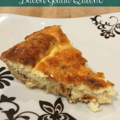 Low Carb Gluten-Free Bacon Gouda Quiche
