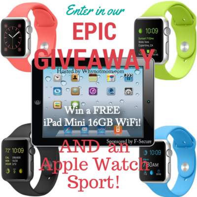 iPad Mini and Apple Watch Sport Giveaway