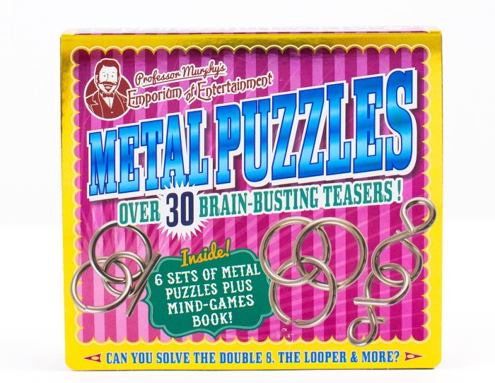 Professor Murphy's Metal Puzzles: Over 30 Brain-Busting Teasers!