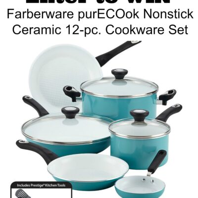 Farberware purECOok Nonstick Ceramic 12-pc. Cookware Set
