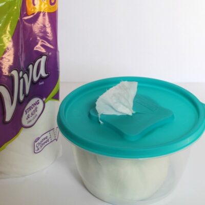 DIY Disposable Cleaning Wipes