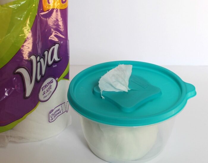 DIY Disposable Cleaning Wipes