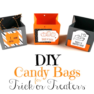 DIY Candy Bags for Trick or Treaters