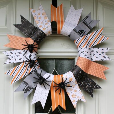 Halloween Paper Wreath
