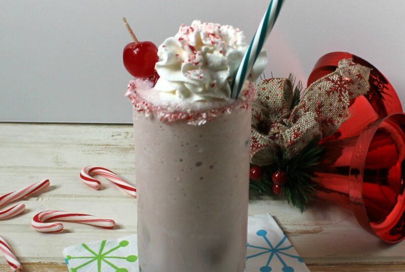 Candy Cane Milkshake Recipe