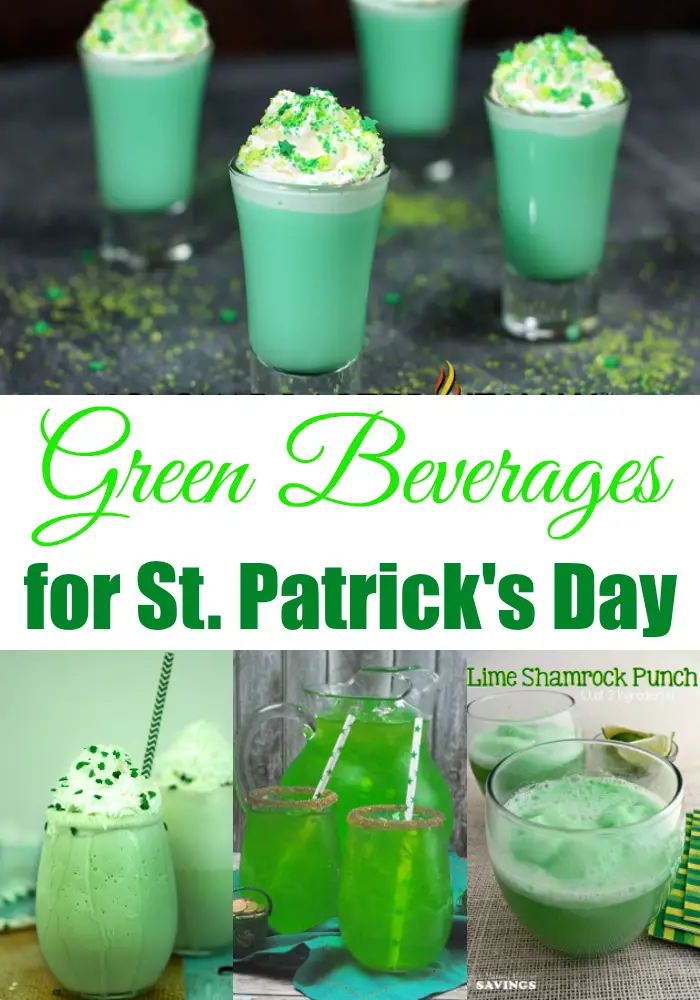 Green Beverages for St. Patrick's Day