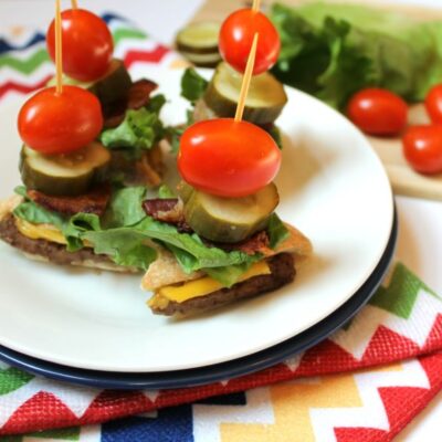 Bacon Cheeseburger Bites