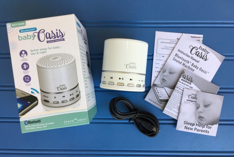 Help Your Baby Sleep Soundly With the BabyOasis Bluetooth Sound Machine