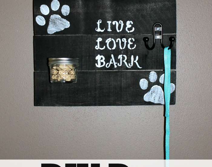 DIY Dog Leash and Treat Holder