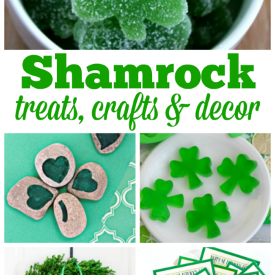 Shamrock treats crafts and decor