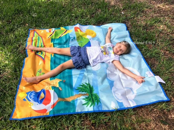 Seaside Beach Mat From Pacific Play Tents For Indoor or Outdoor Use