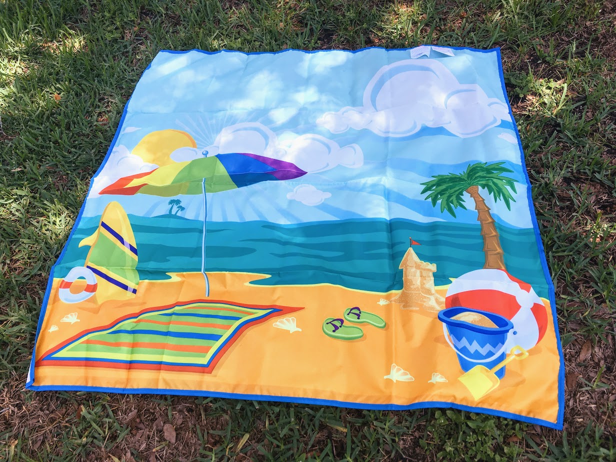 Seaside Beach Mat From Pacific Play Tents For Indoor or Outdoor Use