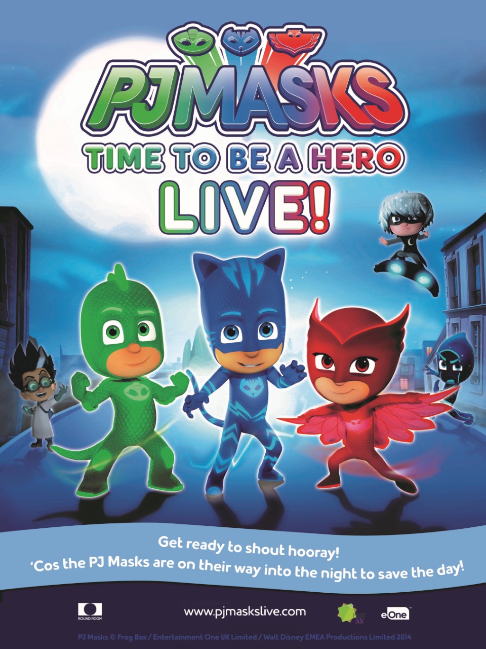 PJ Masks Live! Theatrical Tour Dates Released!