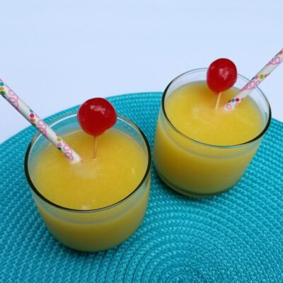 Mango and Pineapple Sangria Slush