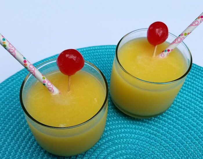 Mango and Pineapple Sangria Slush