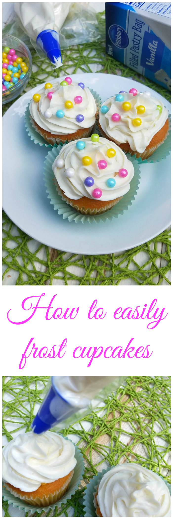 How to easily frost cupcakes