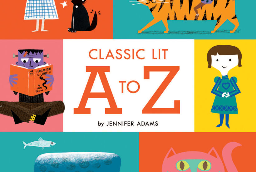 Illustrations by Alison Oliver from Classic Lit A to Z by Jennifer Adams, reprinted by permission of Gibbs Smith